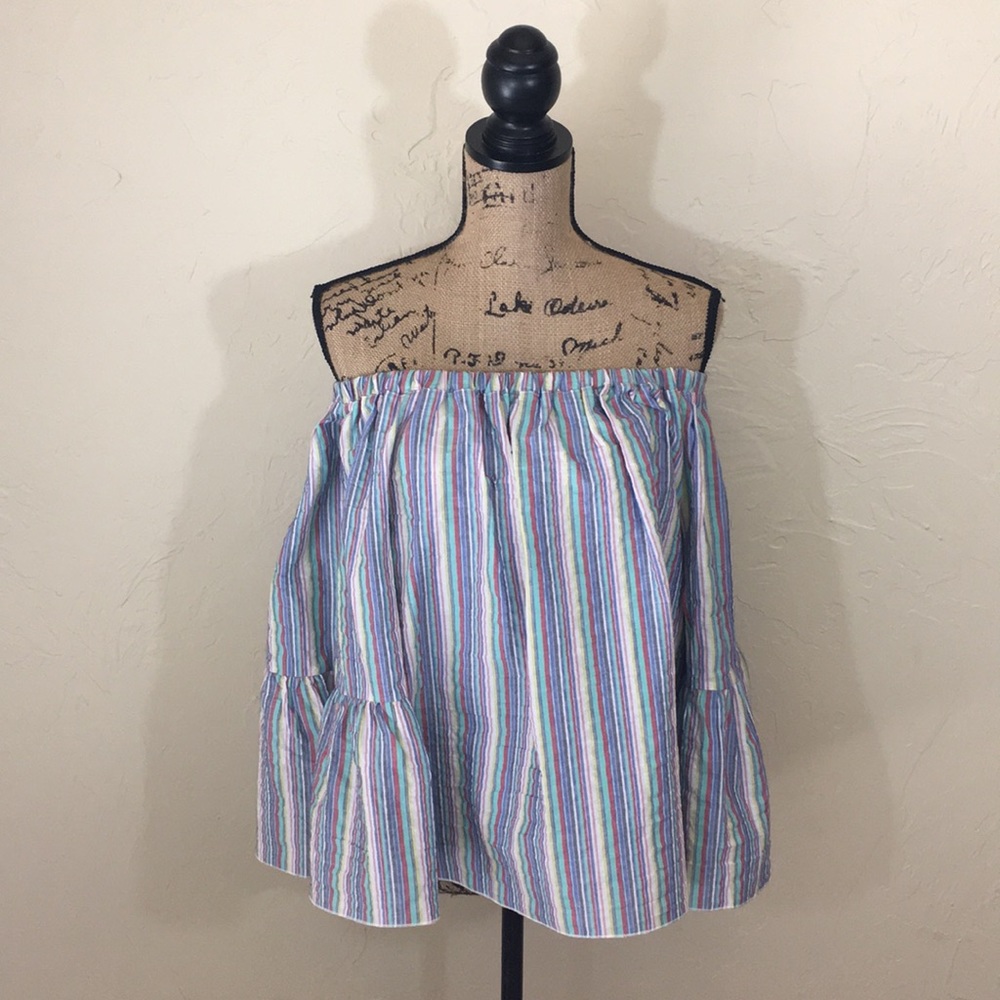 See by Chloe Off The Shoulder Top in Multicolor